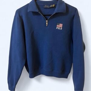 Polo by Ralph Lauren womens quarter zip Sweater